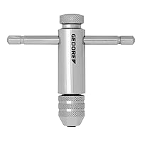GEDORE 8551 TGZ-1 Tap wrench with ratchet and centring eye size 1, M3-M1