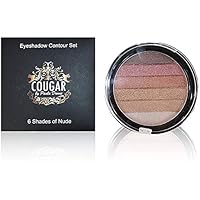 Cougar Eyeshadow Countour Set 6 Shades of Nude
