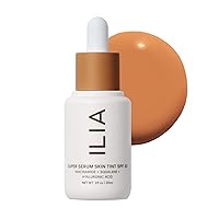 ILIA - Super Serum Skin Tint SPF 40 | Non-Comedogenic, Vegan, LIghtweight to Help Against Blue Light, Pollution while Hydrating, Smoothing, Refining (Rialto ST13.5, 1 fl oz | 30 ml)