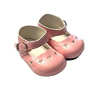Pink Heart Shoes Fits 18 Inch Kennedy and Friends Dolls and All Other 18 Inch Fashion Girl Dolls