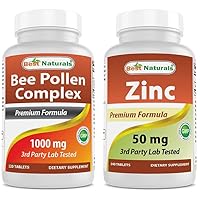 Bee Pollen Complex 1000 mg & Zinc Gluconate 50mg