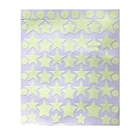 Wall Sticker, 68 Pcs Star Sun Luminous Glow in The Dark Sticker DIY Art Decals for Kids Nursery Bedroom Living Room Decor