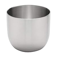 Pewter Jefferson Cup – Handcrafted Pewter Metal Drinking Cup – Satin Finish, 8 Ounces, Made In USA