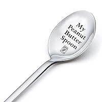 Peanut Butter Spoon Gifts for Women Men Peanut Butter Lovers Gifts for Couple Gifts for Boy Girl Gifts for Husband Pb Spoons Engraved My Peanut Butter Spoon Gifts