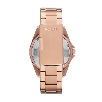 Fossil Women's Riley Quartz Stainless Steel Multifunction Watch, Color: Rose Gold Glitz (Model: ES2811)