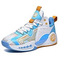 Boys Basketball Shoes Kids Athletic Shoes Fashion Sneakers Non-Slip Tennis Shoes Boys Running Shoes (Little Kid/Big Kid)