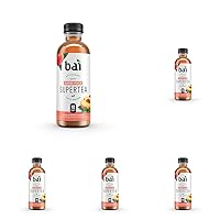 Bai Narino Peach Tea, Antioxidant Infused Tea, 18 Fl Oz (Pack of 5)