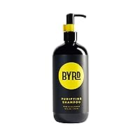 BYRD Purifying Shampoo – Gentle, Sulfate-Free Daily Cleanser, Adds Texture and Volume, For All Hair Types, 16 Oz