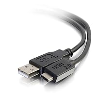 C2G Legrand USB 2.0 Cable, USB C to A Cable, Black Data Transfer Cable, 1.82 Meters (6 Feet) C2G USB Cable, 1 Count, C2G 28871