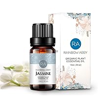 Jasmine Essential Oil 100% Pure Aroma Oil Best Grade for Diffuser, Soaps, Candles, Massage, Skin Care, Perfumes - 10ml