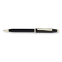 Cross Century II Refillable Ballpoint Pen, Medium Ballpen, Includes Luxury Gift Box - 10 Carat Gold-Filled