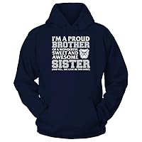 FanPrint Butler Bulldogs - I'm A Proud Brother of an Awesome Sister T-Shirt