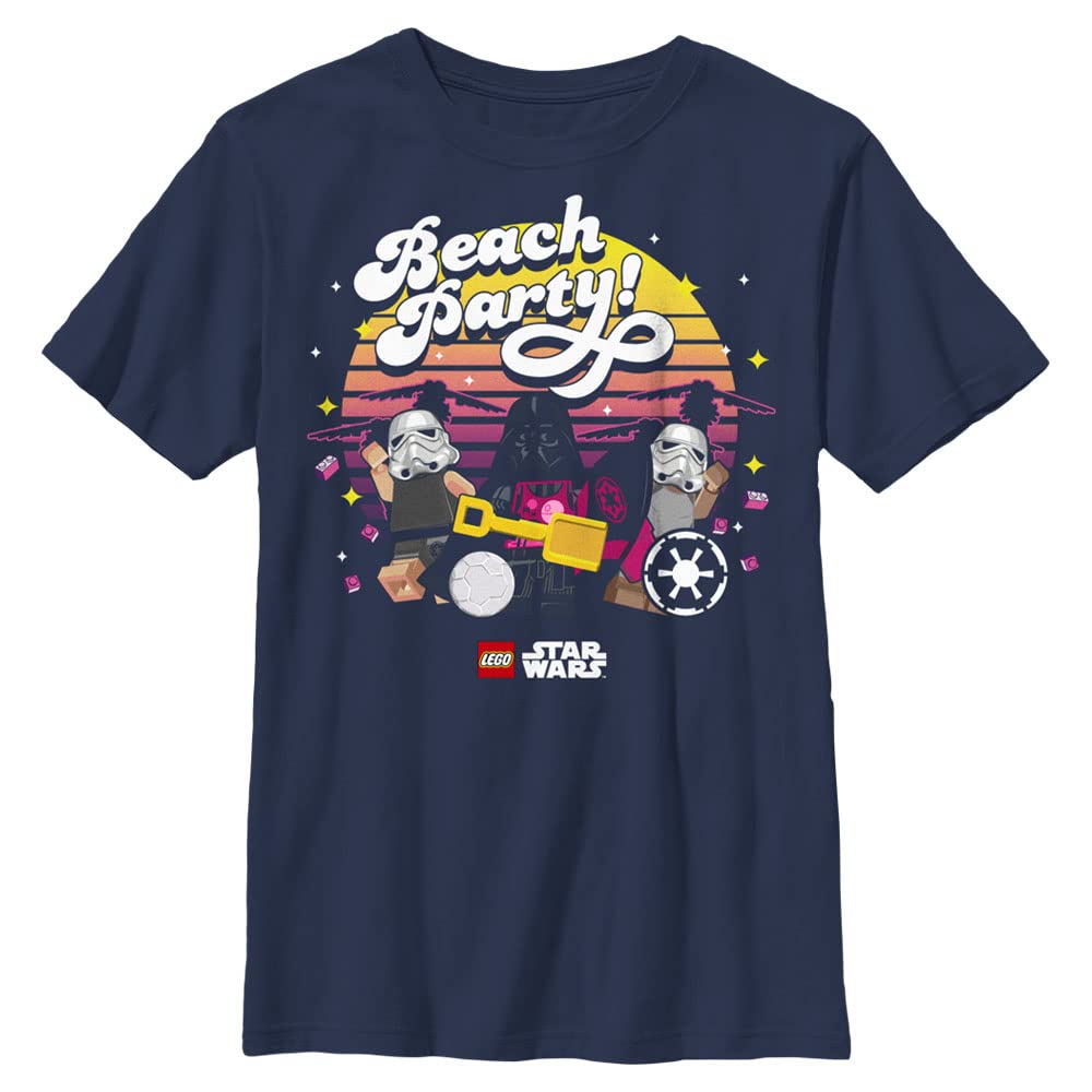 LEGO Kids Star Wars Empire Beach Party Boys Short Sleeve Tee Shirt