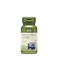 Herbal Plus Bilberry Extract and Lutein, 60 Capsules, Herbs, Provides Eye Health and Vision Support
