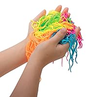 Schylling NeeDoh Ramen Noodlies - Sensory Fidget Toy - Multicolored - Ages 3 to Adult (Pack of 1)