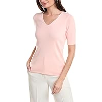 Anne Klein Women's Half Sleeve V Neck