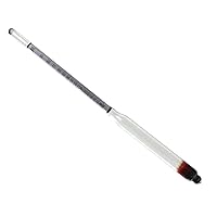 FastRack Hydrometer Alcohol 0-200 Proof and Tralle Hydrometer, Alcohol Proof Tester for Liquor, Distilling Moonshine - Alcohol Hydrometer for Proofing Distilled