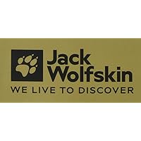 Jack Wolfskin 8007701 / STD Logo Sticker (Brand Logo, 3.9 inches (10 cm)), Square Shape, Stylish Elmwood, Elmwood