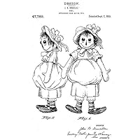 1915 - Raggedy Ann - J. B. Gruelle - Patent Art Magnet