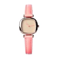 Moneypenny Dayglow Coral Women's Quartz Watch with Beige Dial Analogue Display and Multicolour PU Strap KOM-W1205, Beige/Multicolour, Strap