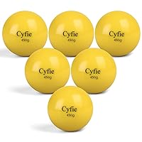 Cyfie Heavy Weighted Baseball/Softball for Hitting，Heavy Balls for Hitting, Batting Training, Pitching Practice and Throwing(6-Pack)