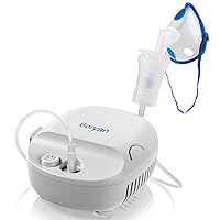 Nebulizer (Direct Patient Interface) Machine for Adults Kids, FETOSI Portable Nebulizer for Albuterol, Desktop Asthma Breathing Machine Nebulizer, Included Nebulizer Tubing and Mouthpiece Kit, 2304173