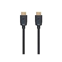 Monoprice 8K Ultra High Speed HDMI Cable - HDMI 2.1, 8K@60Hz, 4K@120Hz, 48Gbps, HDR, VRR, 15ft, Black