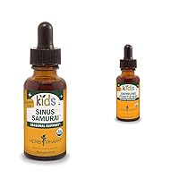 Kids Sinus Samurai & Immune Fortifier Organic Liquid Herbal Formulas, 1 Fl Oz & 1 Ounce