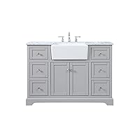 48 inch Single Bathroom Vanity in Grey