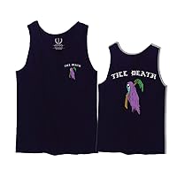 Summer Palm Graphic Till Death Cool Bones surf Obei Society Men's Tank Top