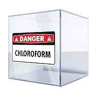 Sticker Safety Sign Chloroform Color Print (3 X 1.7 Inch) A8a22 Size: 5 X 2.8 Inches Vinyl color print