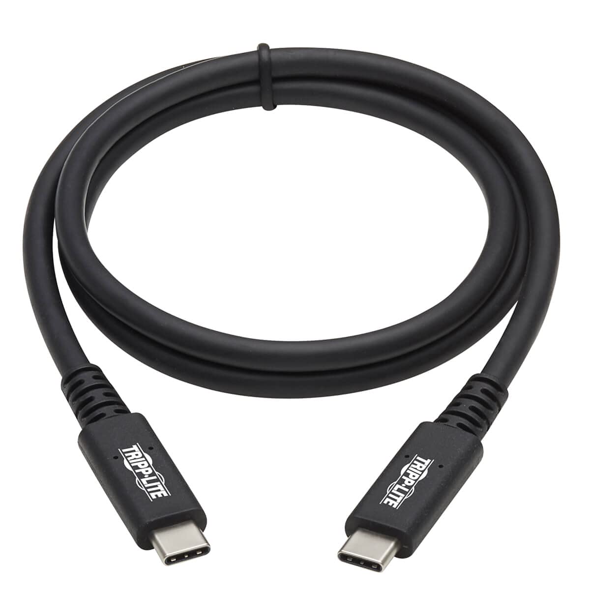 Tripp Lite USB4 Cable USB-C, 31 inch / 0.8 Meter, 40Gbps, 8K 60Hz Display, 100W PD Charging, Backwards Compatible USB Type C M/M Black (U520-31N)