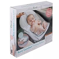 The First Years Sure Comfort Folding Baby Bather - Baby to Toddler Bath Tub - No-Slip Seat - for Sink or Tub Use