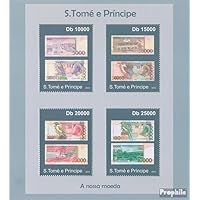 Sao Tome E Principe 4779-4782 Sheetlet (Complete. Issue) unmounted Mint/Never hinged ** MNH 2010 Currency of Sao Tome & Principe (Stamps for Collectors)