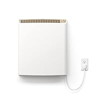 EnviMAX Plug-in Electric Panel Wall Heaters for Large Rooms, 1000 Watts, 24/7 Heating w/Safety Sensor Protection, Patented Quiet Fan-less Design, Easy 2-Min Install, Indoor Space Heater, Made in USA
