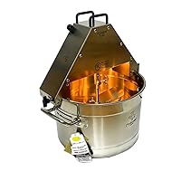 10 L Food Stirrer Pot Stir-fry Machine Food Jam Sauce Mixing Automatic Stir Fry Machine (110, Volts)