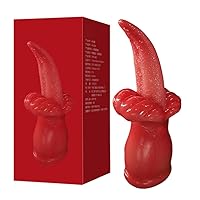 Tongue Licking Vibrator for Women Intelligent Heating Vagina G spot Clitoral Stimulator Realistic Clit Sex Toys for Women Nipple