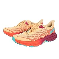 HOKA ONE ONE Mens Speedgoat 5 Textile Synthetic Impala Flame Trainers 9.5 US