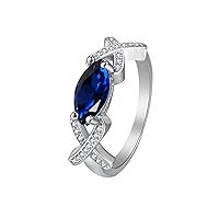 Ladies Crystal Combinations Personalized Fashion Diamond Rings Zircon Rings Fashion Horse Inlaid Eye Rings Teenage Girl Jewelry Set