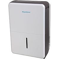 Keystone Energy Star 50-Pint Portable Dehumidifier for Basement, Garage, Living Room, and Extra Large Rooms up to 4,500 Sq.Ft., Quiet Dehumidifier for Home with Auto-Shutoff, Timer, and LED Display