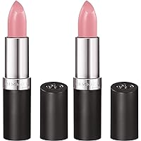 Rimmel Lasting Finish Lipstick - Up to 8 Hours of Intense Lip Color with Color Protect Technology and Exclusive Black Diamond Complex - 002 Candy, 14oz (Pack of 2)
