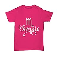 Scorpio Women Men Zodiac Plus Size Graphic Novelty T-Shirt Unisex Tee Heliconia
