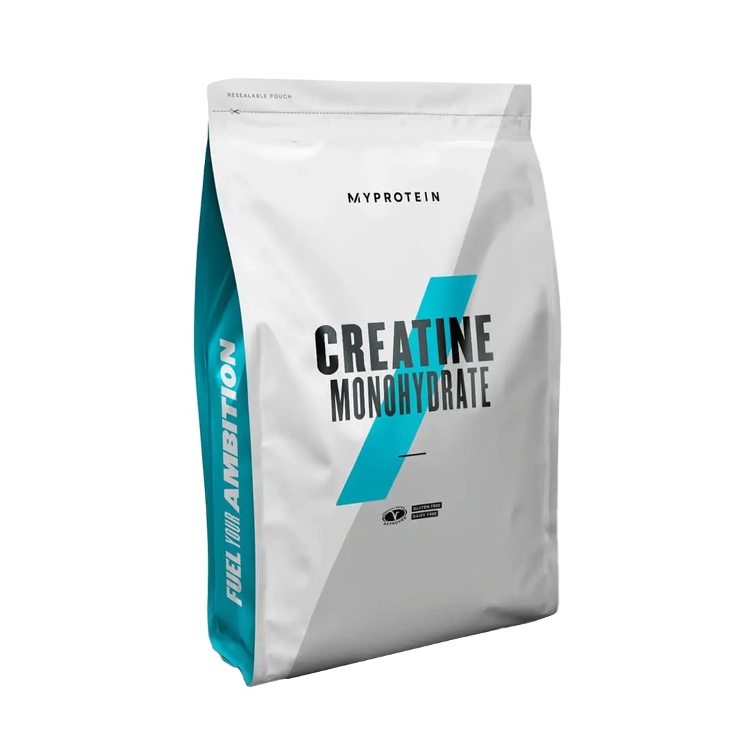 Myprotein - Creatine Monohydrate Powder Bag 1.1 lbs- Pure Unflavored Creatine Powder - Post/Pre Workout Supplement for All Sports and Exercises - Gluten Free, Vegan, Dissolves Easy - (100 Servings)