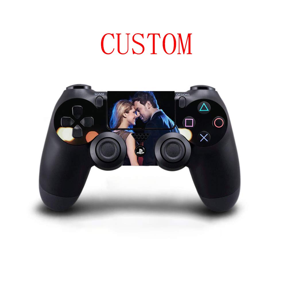 Custom Vinyl Skin Sticker Decal Cover for PS4 Playstation Controller with Your Own Picture