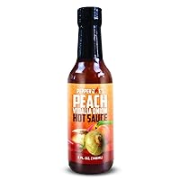 Pepper Joe’s Peach Vidalia Onion Hot Sauce – Gourmet Georgia Peach and Vidalia Onion Hot Sauce – Delicious Sweet Onion Sauce – 5 Ounces
