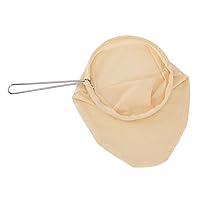 Food Strainer Bags with Stainless Steel Handle Frame Zipper Design Reusable Food Filter Bags for Nut Milk Coffee Milk Butter Juices