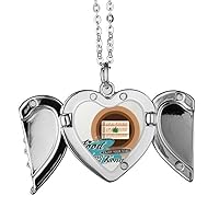 Hong Kong Sushi With Shrimp China Angel Wings Necklace Pendant Fashion Gift, ys/m