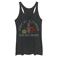 Disney Women's Nightmare Before Christmas Now and Forever Tri-Blend Racerback Layering Tank