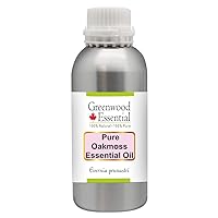 Pure Oakmoss Essential Oil (Evernia prunastri) Steam Distilled 300ml (10.1 oz)