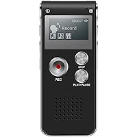 Digital Voice Recorder Voice Recorder Upgraded Small Audio Recorder with MP3&USB for Lectures, Meetings, Interviews…8GB